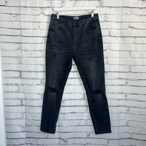 Boyish Free People Zachary Skinny Jeans High Rise Schwarz Damen 30 Touch of Evil - Bild 1 von 16
