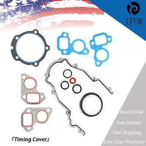 Fit For 03-16 GMC Savana 2500 V8 New Timing Cover Gasket Set LS1 LS2 LS3 Front - Picture 1 of 10