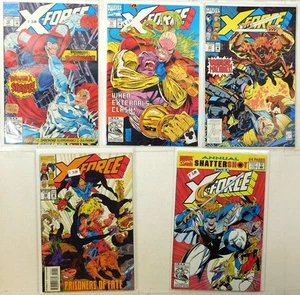 X-Force Lot of 5 #10, 12, 21, 24, Annual 1 (1992) Marvel Comics 1st Print - Picture 1 of 1