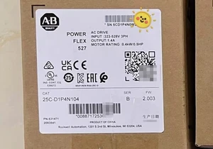 New Factory Sealed 25C-D1P4N104 527 AC Drive 480V 1.4A 0.5HP Free Shipping - Picture 1 of 2