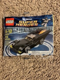 2012 DC Universe Super Heroes Lego Polybag 30161 Batmobile Batman NIP