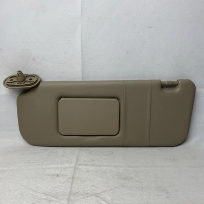 Toyota Corolla Matrix 2003-2008 parasol conductor izquierdo izquierdo beige bronceado vinilo OEM Foto 1 de 4