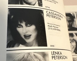 1985 ACADEMY PLAYERS DIRECTORY Characters Comedians Elvira Pee Wee Herman - Bild 1 von 18