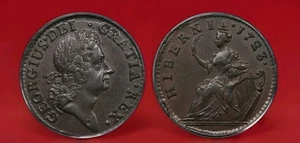 1723 Woods Hibernia HalfPenny PCGS AU55 - Picture 1 of 4