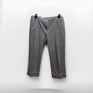 Talbots Damen Chelsea gestreift gerades Bein kurze Hose Größe 16W - Bild 1 von 9