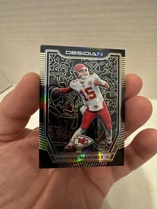 2018 Panini Obsidian Electric Etched Orange Patrick Mahomes 44/50 L👀k🔥🔥 - Picture 1 of 9