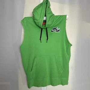 Felpa/felpa con cappuccio NIKE AIR uomo M Pivot Factory senza maniche pesante spessa - Foto 1 di 8