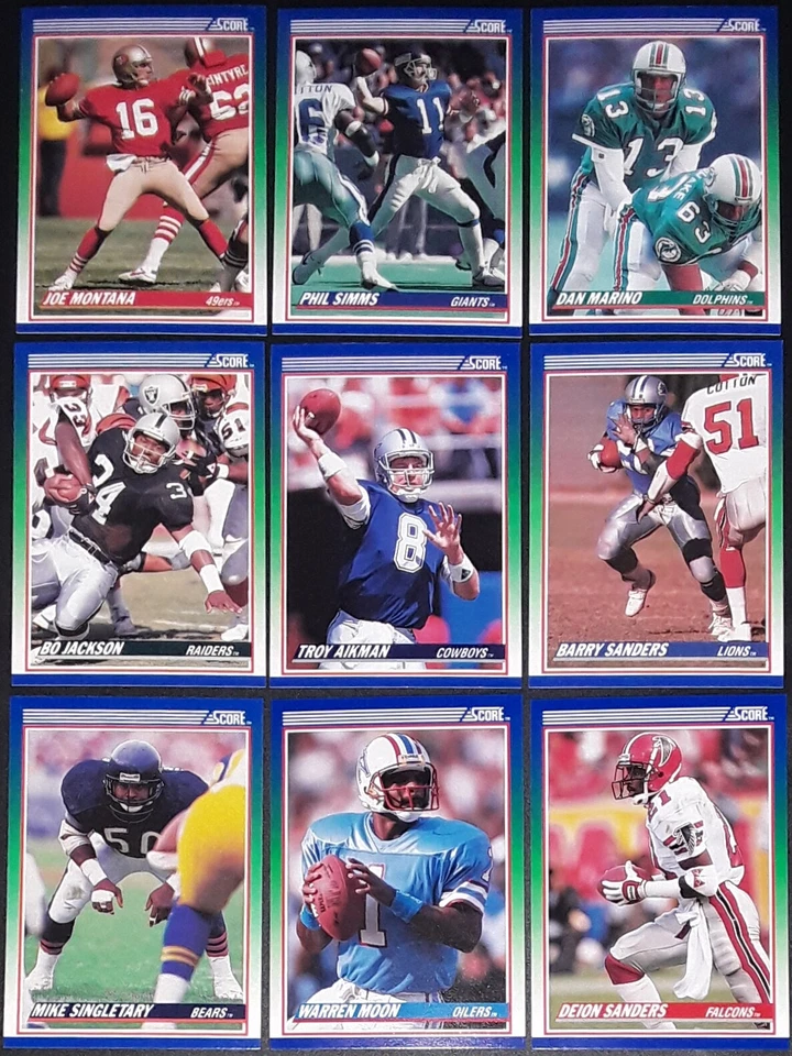 1990 Score NFL Football Trading Cards (1-265) - Pick Your Card(s) - Image 1 of 1