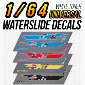 Calcomanía universal deslizante de agua con tóner blanco personalizada escala 1/64 rueda caliente - Imagen 1 de 6