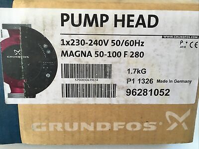 Grundfos Magna 50-100 F280 Pump Head 96281052 • 100£