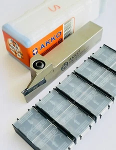 Insertos de carburo HORN S229.0300.32 AS62 10 piezas + AKOO 1x soporte ADKT-H-R-20x20-3C  - Imagen 1 de 5