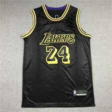 Los Angeles Lakers #8 #24 Kobe Bryant Noir Maillot de basket Toutes Tailles