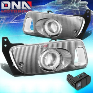 CLEAR LENS HOUSING BUMPER OE FOG LIGHT/LAMP+WIRING FOR 92-95 CIVIC 2DR/3DR HB - Picture 1 of 5