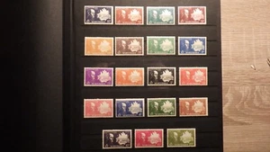 Timbres Stamps MARTINIQUE Colonies FRANCE 1945 Yt 199 à 217 Neufs MH* Schoelcher - Picture 1 of 4