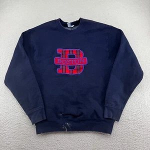 Vintage Salem Sportswear Boston Sweatshirt Mens Medium Embroidered USA Made * - Picture 1 of 7