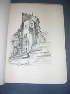 Lyon L.Josserand Croix rousse 1938 E.O 1/90 vélin 14 lithos 2 dessins originaux - Picture 1 of 9