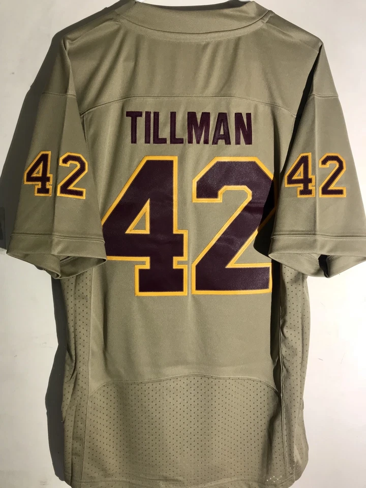 Camiseta Adidas Premier NCAA Arizona State Sun Devils Pat Tillman Bronceada talla S Foto 1 de 1