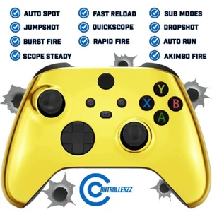 Modded Rapid Fire Wireless Controller for Xbox Series X/S & Xbox One - Gold - Picture 1 of 5