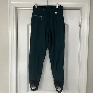 Nils Schoeller WB 400 Green Ski Pants Women’s 8 Regular Snow Gear Mesh Stirrups - Picture 1 of 20