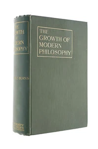 The Growth of Modern Philosophy by Burns, C. D. - Imagen 1 de 1
