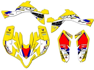 2009-2012 LTZ 400 13 FLY Yellow Senge Graphics Kit Compatible with Suzuki - Picture 1 of 7