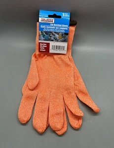 Cut Resistant Gloves One Size Glass Fiber Safety Reinforced Hardware, Tool Bench - Picture 1 of 7