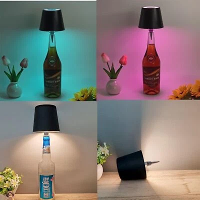 LED Flaschenlampe Dimmbare Weinflasche Tisch lampe Touch Deko Licht Geschenke# - Bild 1 von 4