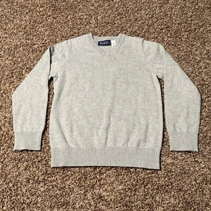 The Childrens Place Boys Solid Blue Gray Pullover Sweater Size 5/6 - Picture 1 of 7