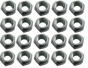 Steel Lug Nuts 1/2" 20pk. 1" Socket Wheel IMCA UMP Ford Street factory Stock - Picture 1 of 1