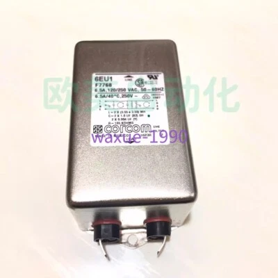 1pcs Used CORCOM 6EU1 F7768 filter - Image 1 of 3