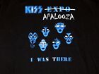 vintage KISS Band T-Shirt KISSAPALOOZA Canada Creatures Rock And Roll Over Faces