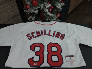 curt schilling autographed jersey