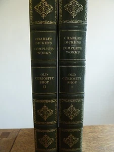 Charles Dickens Vintage 1968 Old Curiosity Shop 1 & 2 Books Centennial Edition - Picture 1 of 10