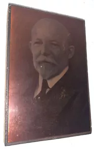 Antique 1900’s MayFlower Descendant Dr. Henry Barton Jacobs Copper Print Block - Picture 1 of 6