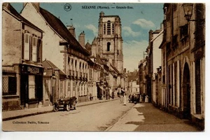 SEZANNE - Marne - CPA 51 - grande rue - voiture - Photo 1/1