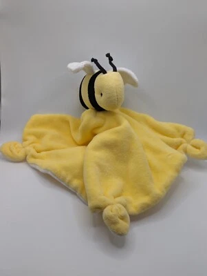 Burts Bees Lovey Bumble Bee Manta de Seguridad para Bebé Amarillo Lovie Algodón Orgánico Foto 1 de 4