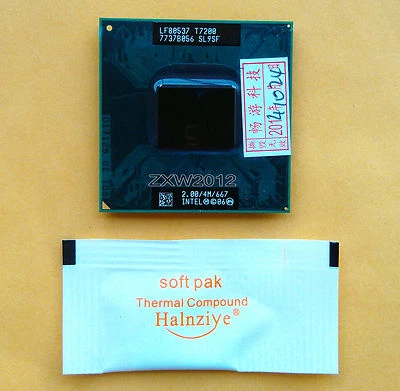 Intel SL9SF Core 2 Duo Mobile T7200 2.00GHz/4MB/667MHz Socket M CPU Processor - Image 1 of 2