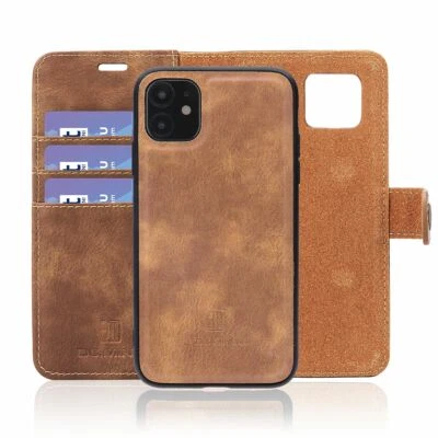 for Apple iPhone 11Pro Max Detachable Slim Cover, 6.5", Full Leather Wallet Case - Image 1 of 4