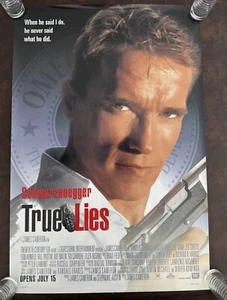 True Lies (1994) Movie Poster, Original, SS, Unused, Excellent , Rolled - Picture 1 of 8