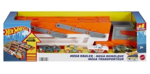 Huge Hot Wheels City Mega Hauler With 4 Cars-New - Picture 1 of 3