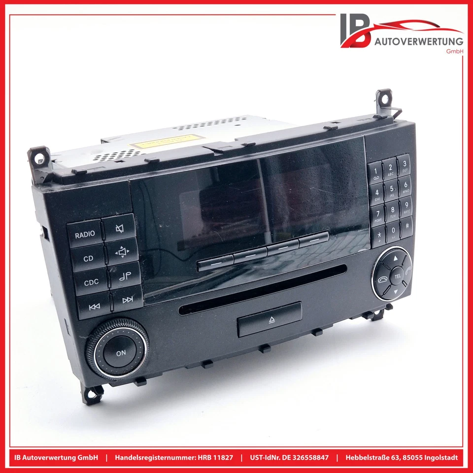 CD-Radio Autoradio A2038704589 MERCEDES BENZ C-KLASSE COUPE CL203 C200 CDI - Bild 1 von 4