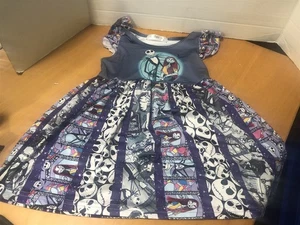 Vestido negro Disney Pesadilla antes de Navidad niña pequeña E Bei k - Imagen 1 de 3