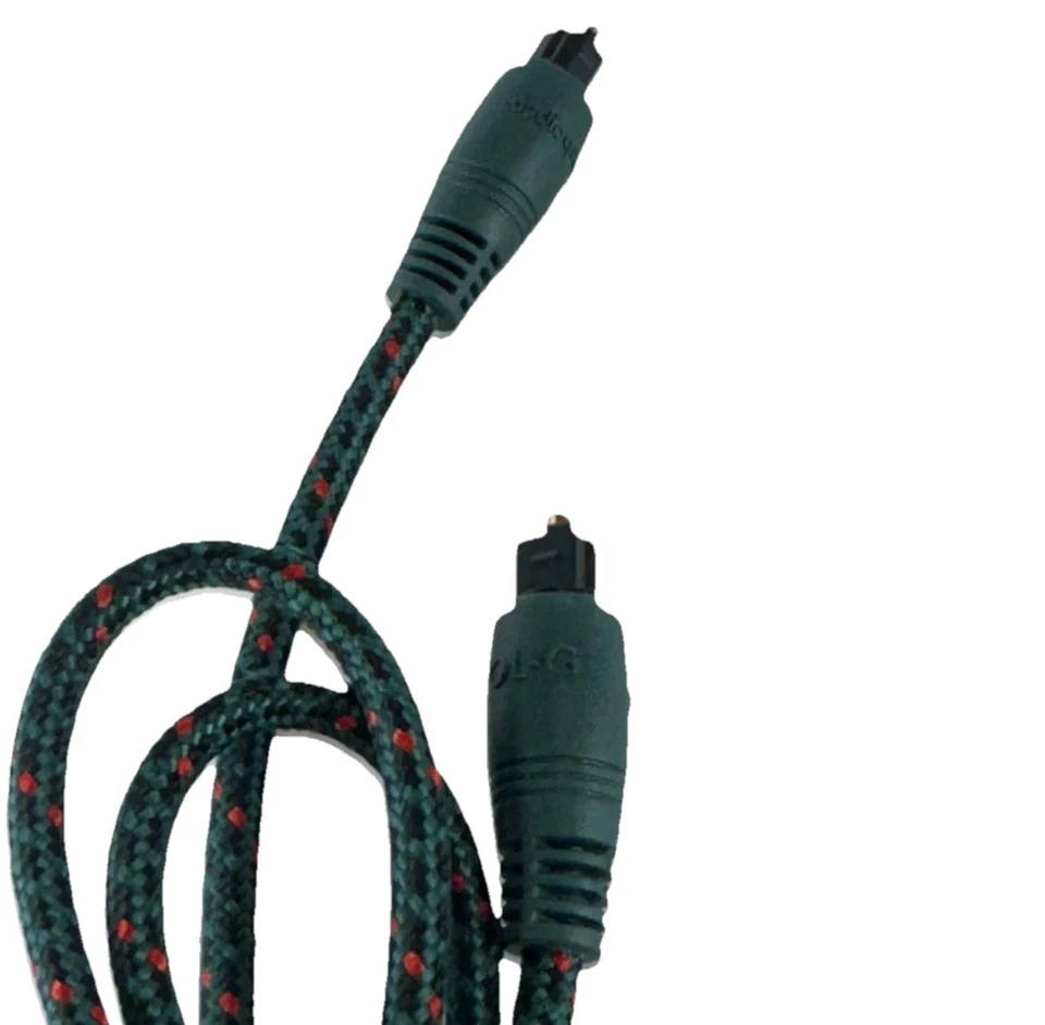Audioquest Optilink-G Toslink Optical Digital Audio Cable    1-Meter Length  Grn - Image 1 of 4