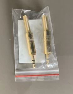Pro-Signal Klinkenstecker 3,5 mm Stereo Stecker vergoldet Stecker 2 in der Packung - Bild 1 von 1