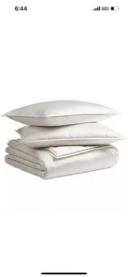 Hotel Collection GLINT F/Q 3 Piece Coverlet Set With Shams, White, MSRP $430 - Image 1 of 4