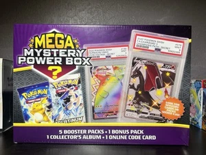 POKEMON MEGA MYSTERY POWER BOX, MEIJER EXCLUSIVE 2021, MJ HOLDING, NEW / SEALED - Picture 1 of 6
