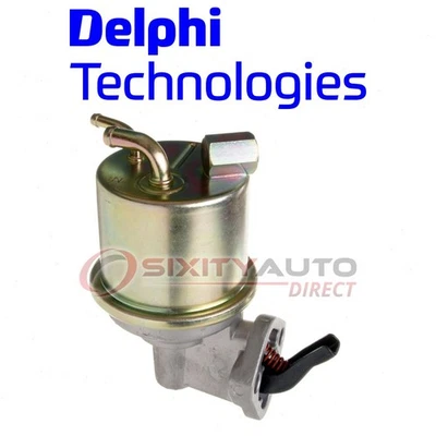 Delphi Mechanical Fuel Pump for 1985-1986 Pontiac Parisienne 5.0L 5.7L V8 wf Foto 1 de 4
