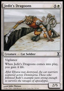 Jedit's Dragoons - Foil - Time Spiral #25/301 MTG Magic The Gathering - Picture 1 of 1