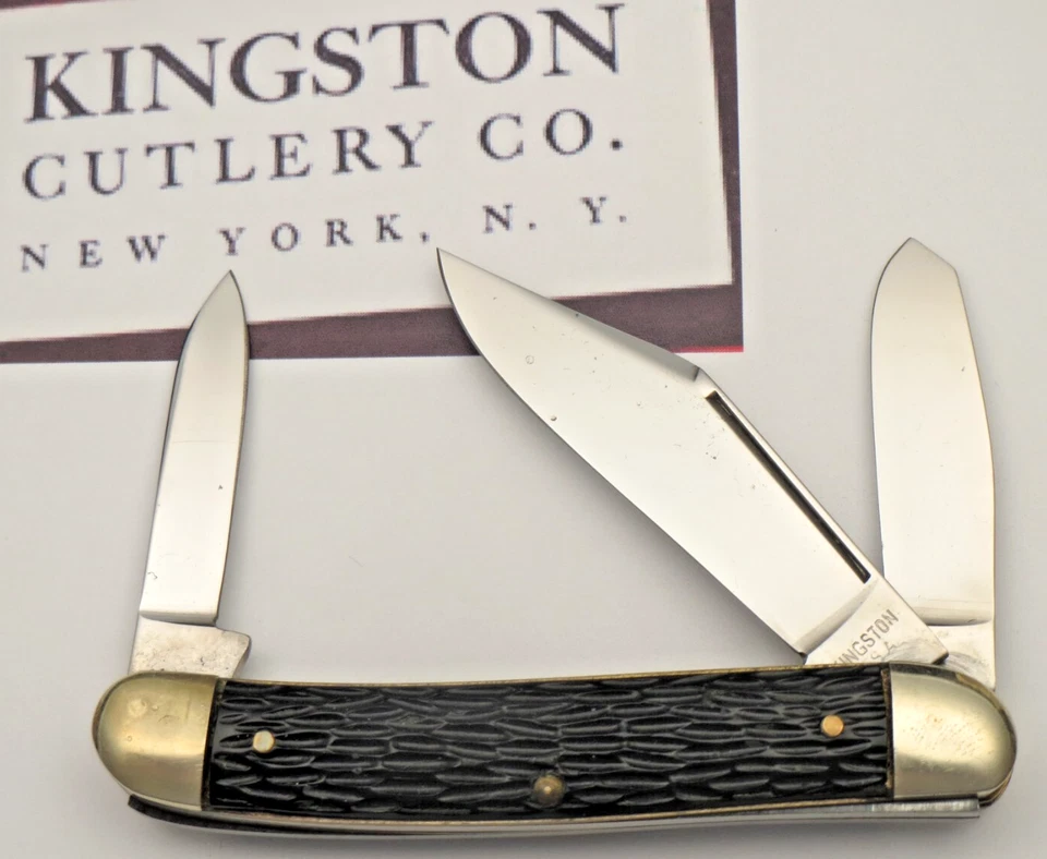 Vintage KINGSTON USA Medium Stockman Knife - 1940’s to 50's Era - Mint Knife - Image 1 of 4