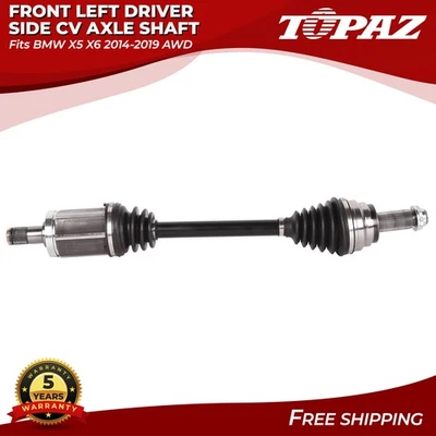 Front Left Driver Side CV Drive Axle Shaft Assembly Fits BMW X5 X6 2014-2019 AWD - Image 1 of 4